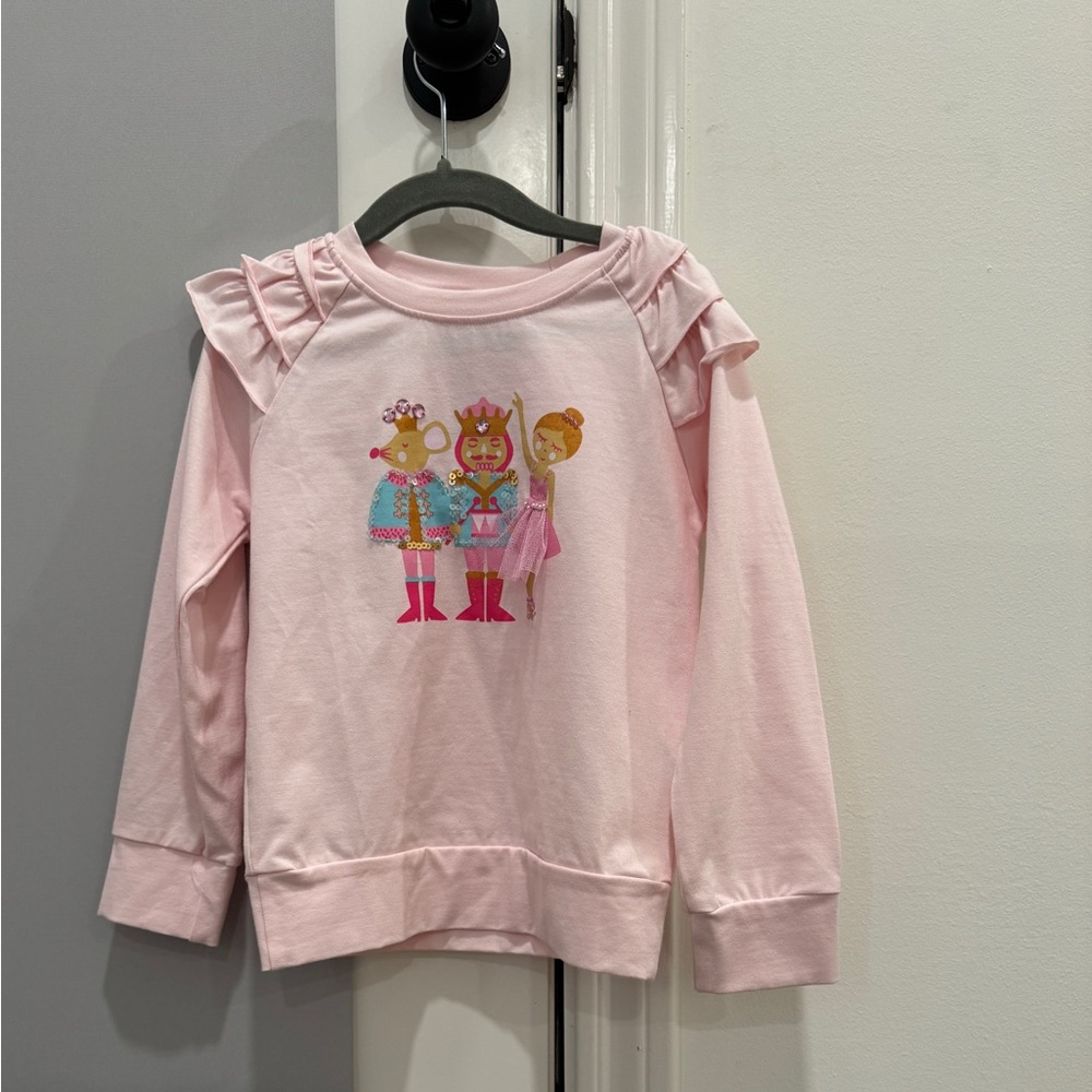 4T ballerina nutcracker sweatshirt shirt. New with tags.